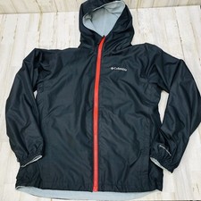 Columbia Sportswear Interchange Hooded Full Zip Black Jacket Youth Boys L 14/16