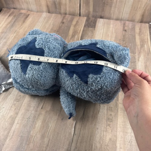 Peluche pesato Parchi Disney Stitch 14" Lilo & Stitch sacchetto rimovibile - Foto 5 di 5