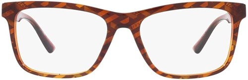 Versace VE 3319 5354 Havana Plastic Square Eyeglasses 55mm - Picture 2 of 3