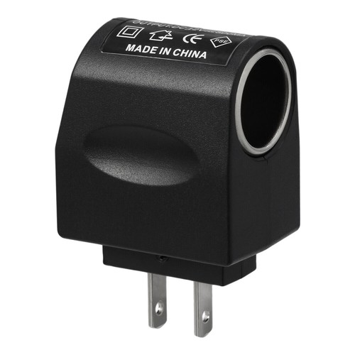 AC Wall Outlet To 12V DC Car Cigarette Lighter Converter Socket Adapter US Plug - Picture 7 of 11