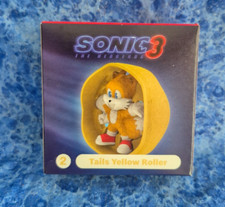 McDonald's Happy Meal Sonic 3 Tails Yellow Roller 2 New