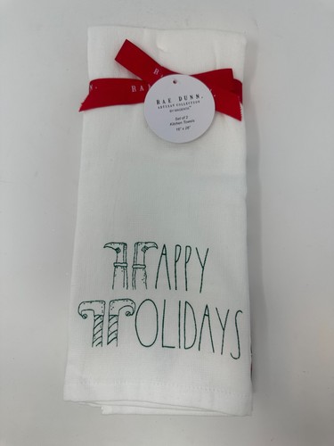 Juego de toallas de cocina de Navidad Rae Dunn, pan de jengibre, vacaciones, se vende por separado, NUEVO - Imagen 11 de 20
