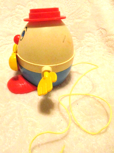 Vintage~Fisher Price Toy~Humpty Dumpty~736~Pull Toy~1970's - Imagen 5 de 11