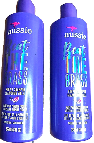 Aussie Beat Brass Shampoo Color Treated Hair Purple Passion Fruit Jasmine 2x - Picture 5 of 5