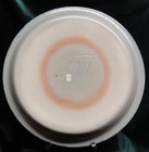 ELDRETH POTTERY BLUE SALT GLAZE STONEWARE PIE PLATE  11” CHRISTMAS SANTA 1997 — photo 2