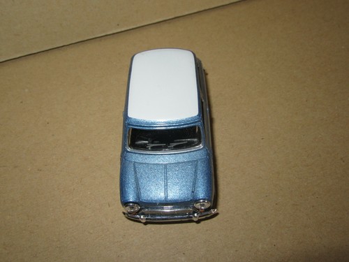 821Q Cararama Hongwell No 441340 Mini Cooper Blue Metallic Adv Auchan 1:43 - Picture 6 of 7