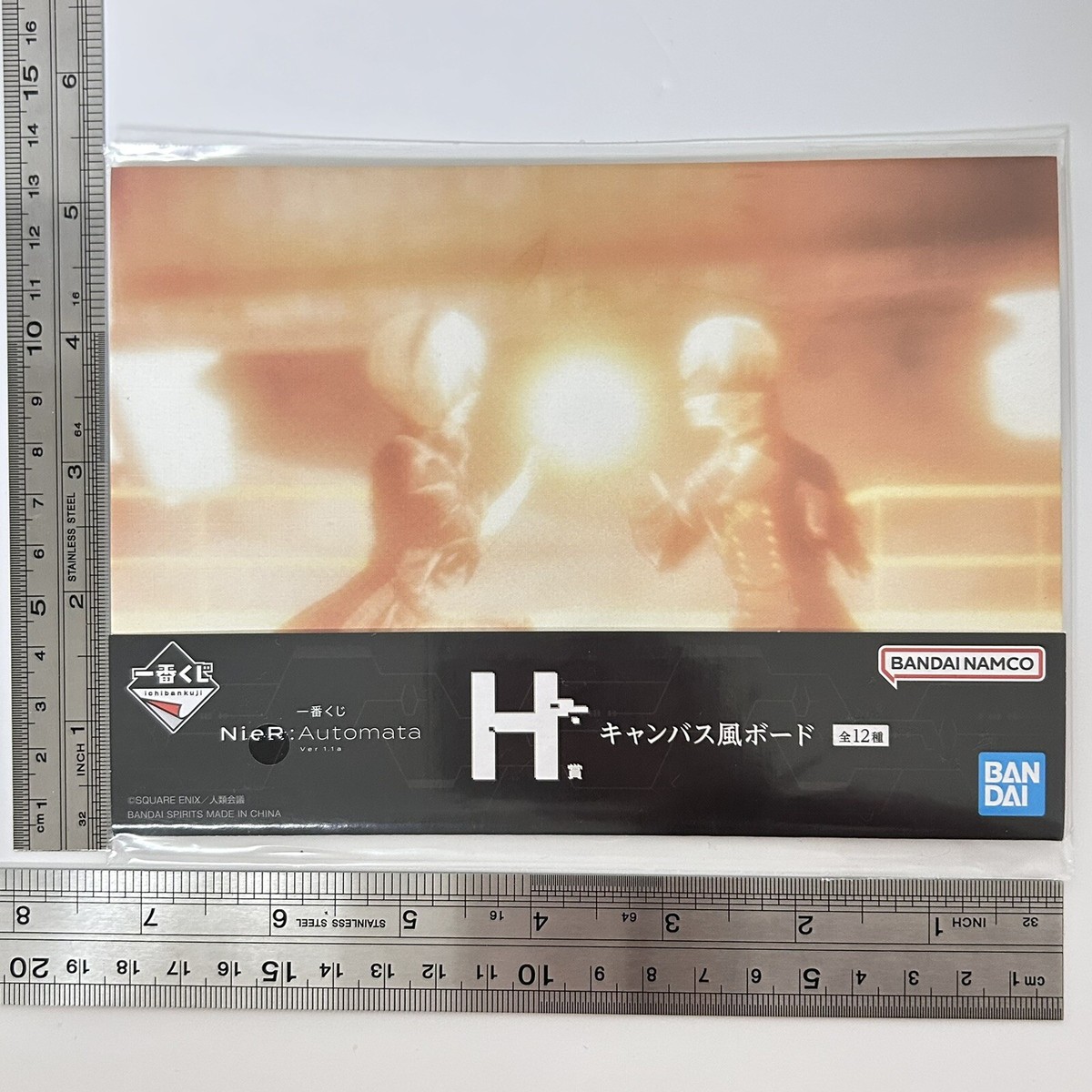 2B 9S NieR Automata ver.1.1a Ichiban Kuji Canvas Board Bandai