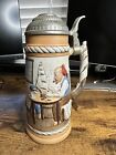 Collectible Beer Stein w/Coa Norman Rockwell's "For a Good Boy" Ceramic, Metal