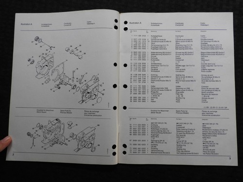 Catalogo Manuale Originale Parti GENUINE STIHL 051 050 Della Motosega - 第 2/3 張圖片