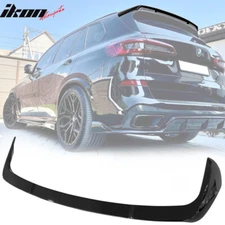 Fits 19-25 BMW G05 X5 HM Style Gloss Black Rear Roof Spoiler Lip Wing ABS