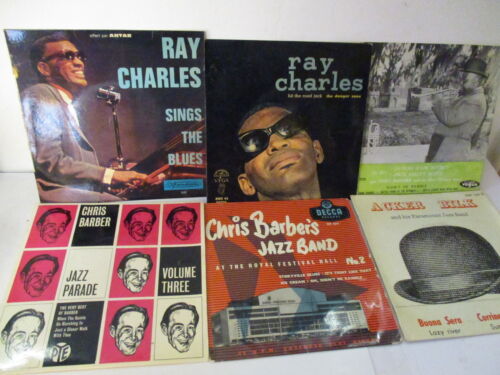 LOT de 6 Vinyles 45t  JAZZ;  RAY CHARLES/ BUCKNER/CHRIS BARBER/ACKER BILK - Afbeelding 1 van 5
