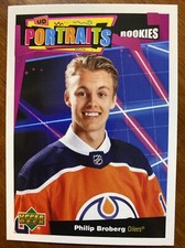 20-21 UD Series 2 Hockey Rookie Portraits P-89 Philip Broberg