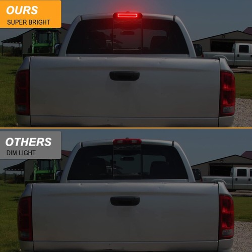 LED 3rd Third Brake Light Cargo Lamp For Dodge RAM 02-09 1500 2500 3500 Smoked - Picture 2 of 10