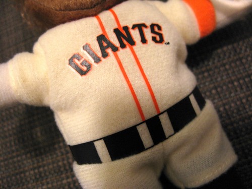 190372 Spielzeug SEE'S CANDIES SF Giants Pence 8 Saugnapf Fenster Klebepuppe EUC - Bild 5 von 7