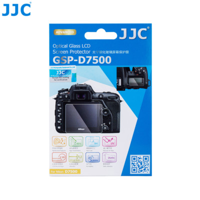 JJC 0.01''Ultra-thin Optical Tempered Glass Screen Film Protector for NIKON D7500