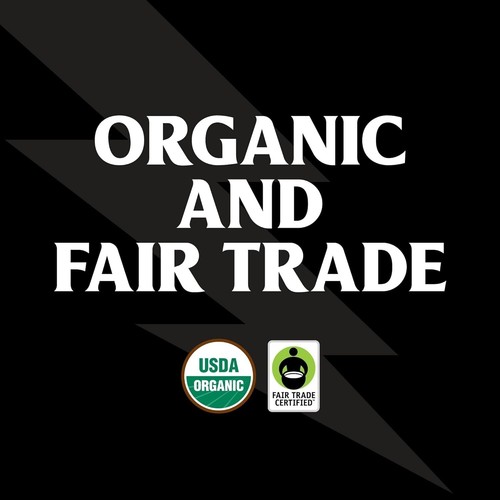 Death Wish Coffee, Organic and Fair Trade Dark Roast Whole Bean Coffee, 16 oz - Picture 3 of 9