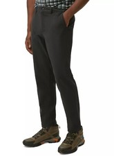 New Mens BASS OUTDOOR Baxter Stretch Twill Flex Black Chino Pants XL