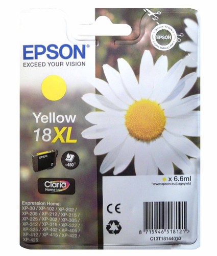 Original Tinte Patronen Drucker Epson 18 Gänseblümchen XP102 XP202 T1801-05 1801 - Bild 8 von 23