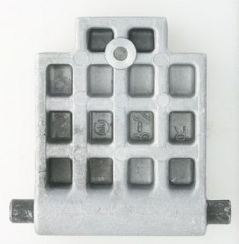 Gegenplatte Andruckplatte für Einhell Blue BG-RS 2845/1 CB Gartenhäcksler - Bild 1 von 2