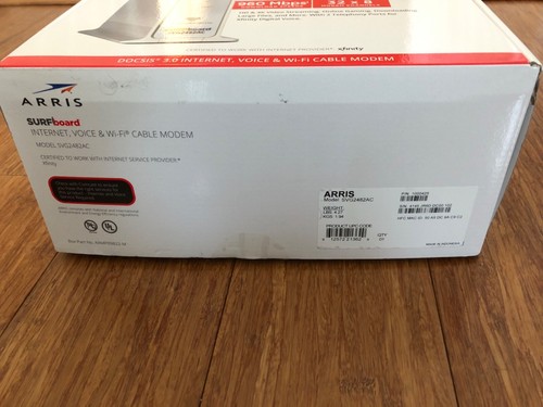 ARRIS Surfboard (24x8) DOCSIS 3.0 Cable Modem (SVG2482AC) HD & 4K Video Streamin - Picture 5 of 7
