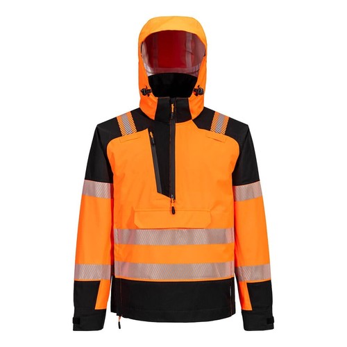 PORTWEST Hi Vis Overhead Regenjacke - T161 PW3 wasserdicht Sicherheit Arbeitsmantel (3L) - Bild 6 von 9