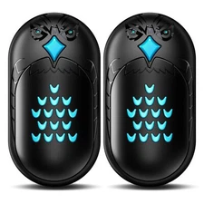 Black Pro Rechargeable Hand Warmers 2 Pack Instant Heat 20 Hours Outdoor Use