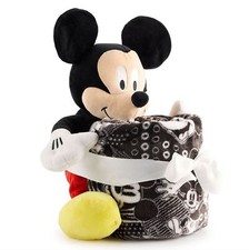 Disney Mickey Mouse buddy  throw blanket kids gift set.