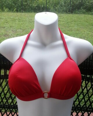 red swimsuit push up