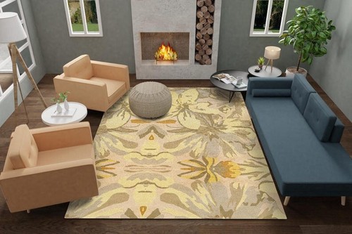 Luxurious Hand-Tufted Hand Made Carpet Customized Rug For Living Room - Picture 3 of 5