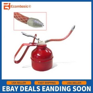 NEW-Flexible-Spout-Gun-Oil-Can-300cc-Pump-Oiler-Lubrication