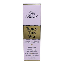 Too Faced Born This Way Super Coverage Multi Use Concealer - Ganache - 0.5 Fl Oz