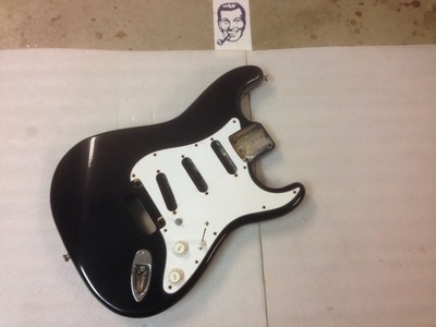 Cheapest Fender Japan Contemporary ST557 Stratocaster Electric Guitar Body Black Online