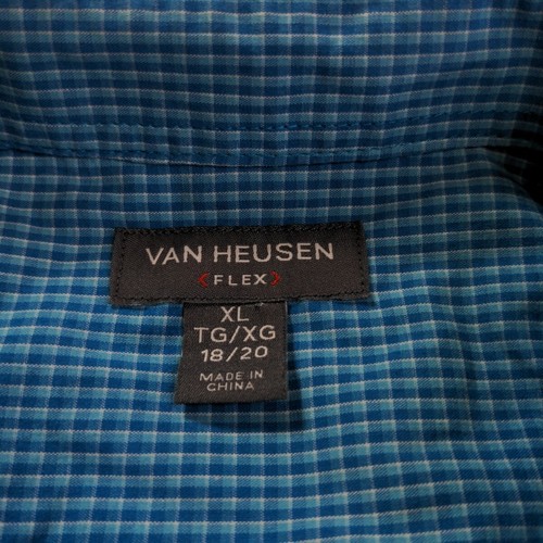 Van Heusen Flex Long Sleeve Button Up Dress Shirt Youth Size XL 18/20 - Picture 3 of 8