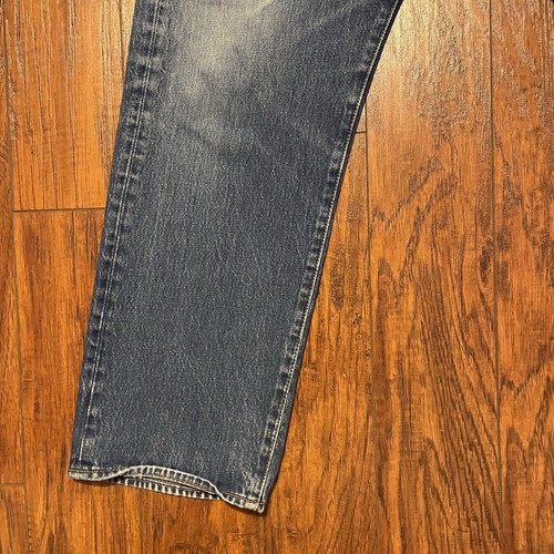 Levis Herren 501XX Jeans Größe 40x34 Blau Medium Wash Button Fly Denim Straight Leg - Bild 2 von 15