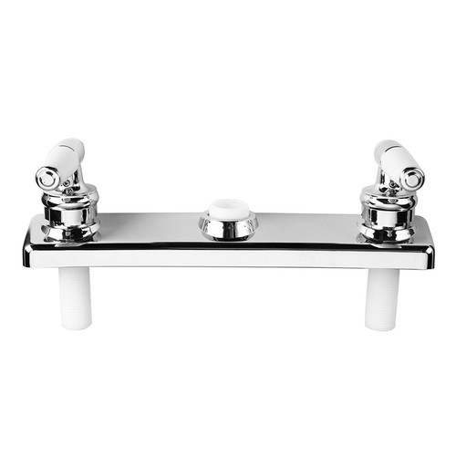 RV Mobile Home Kitchen Faucet Dual Handles Hot Cold Basin Sink Mixer Tap New - Picture 5 of 8