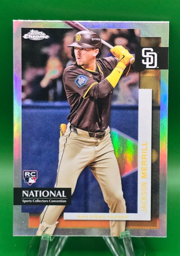 Jackson Merrill 2024 Topps Chrome National Silver Pack EXCLUSIVE RC - Bild 1 von 2