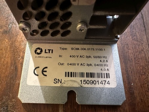 LTI Motion Servo One SO84.004.0173.1100.1 - Foto 3 di 3