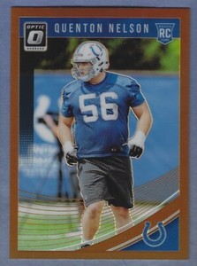 2018 Donruss Optic Bronze #101 Quenton Nelson Rookie Card Colts