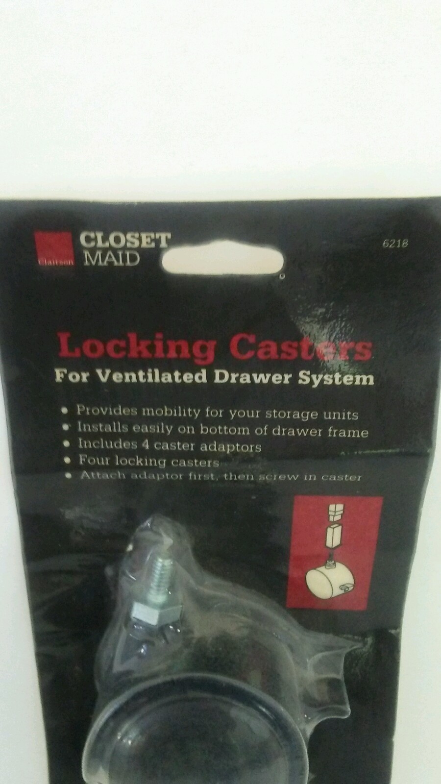 Rare Vintage Closet Maid Drawer Stops For Ventilated Drawer System
