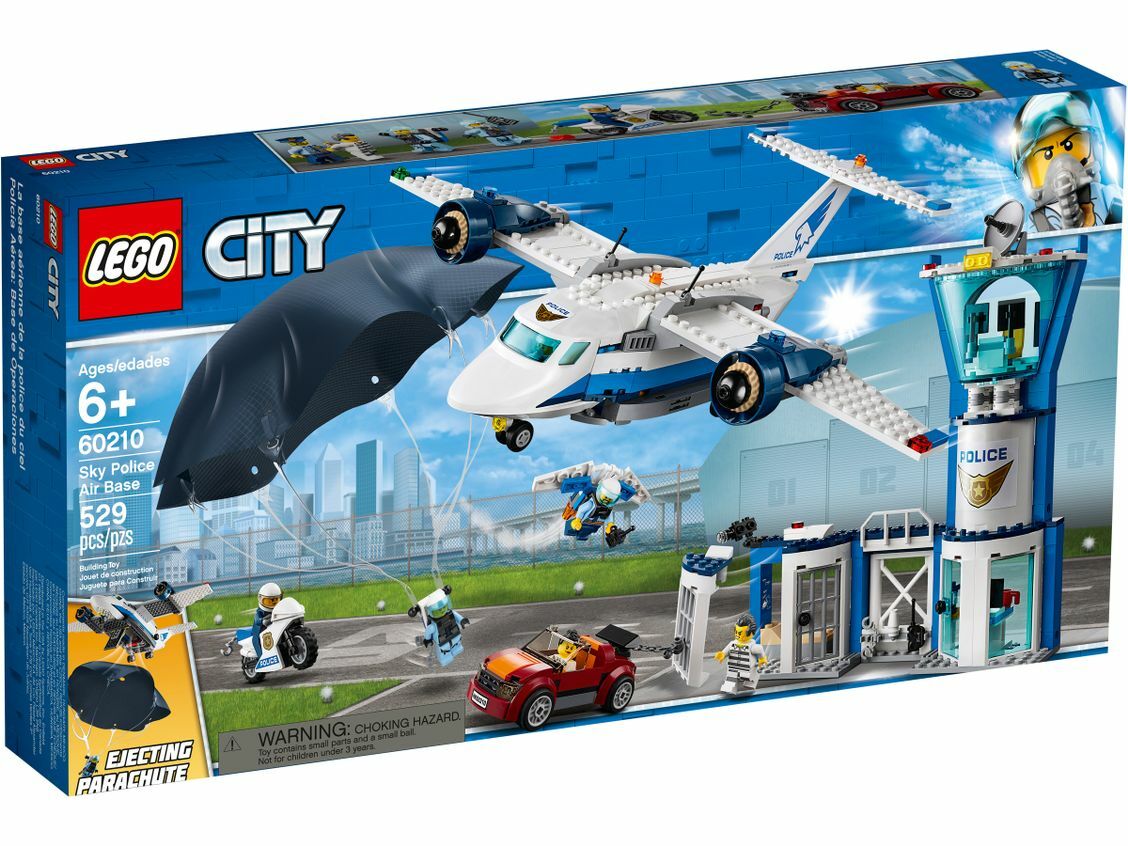LEGO 60210 Base della Polizia aerea CITY 6+ Pz 529 LEGO 60210 Base della Polizia aerea CITY 6+ Pz 529