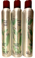 Bain De Terre Infinite Hold Firm Finishing Spray Argan Monoi Oils 9 oz- 3 Cans