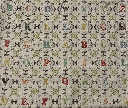 Moda Fabrics ODDS & ENDS Comstock for Cosmo Cricket Panel & 8 pieces 1/2 yd ea - Picture 16 of 16