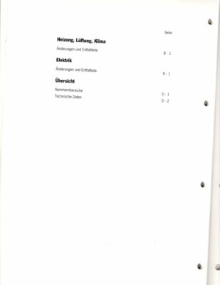 ポルシェ993RS Service Infomation Technik 冊子 1996 Porsche 911/993 RS service information manual German