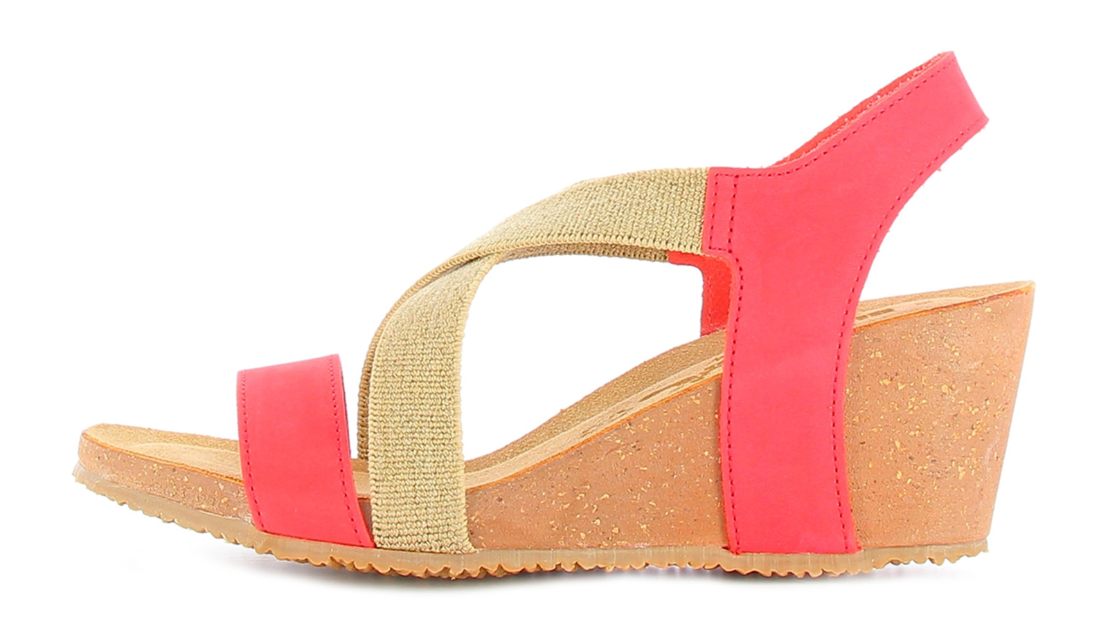 Bionatura 54 a 894 Rojo Coral Mujer ' S Sandalia Hecha En Italia Bionatura 54 a 894 Rojo Coral Mujer ' S Sandalia Hecha En Italia