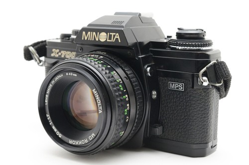 【NEAR MINT+】 Minolta X-700 MPS Black 35mm SLR w/ MD ROKKOR 50mm f1.7 From JAPAN - Picture 6 of 13