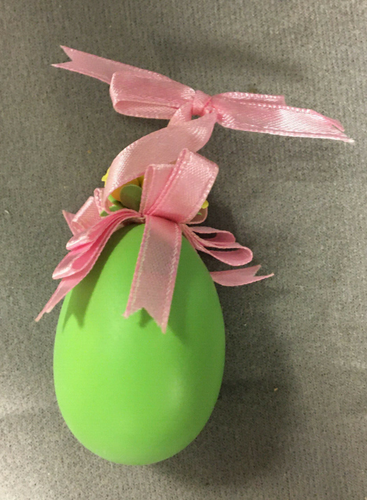 DEPT 56 Snow Babies Blossoms & Bows Green Egg 2003 #56.26228 NOS Open Box - Bild 1 von 6