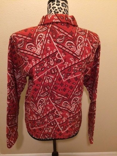 NEW IDENTITY - RED BLACK WHITE MULTI-COLOR LIGHT JACKET - 2 - Picture 3 of 4