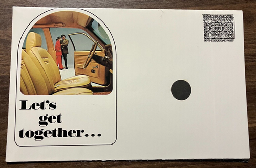 RARE  Ford Maverick Vintage Dealer Sales Brochure Foldout Poster - CLEAN NM - Picture 2 of 5