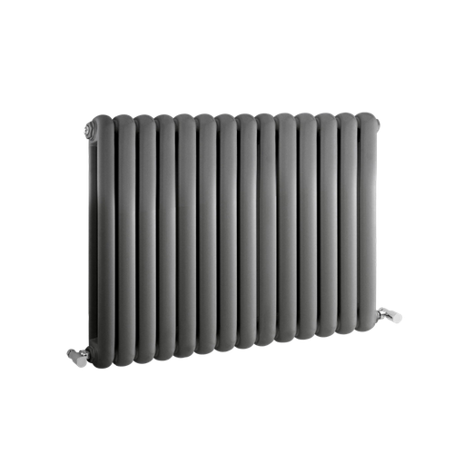 Horizontal Radiator Designer Double Traditional Design White Anthracite Grey Rad - Picture 6 of 6