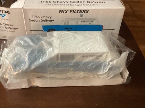 55 Chevy 1/25 Scale Die Cast Bank,Wix Filters Delivery Sedan - Picture 5 of 7